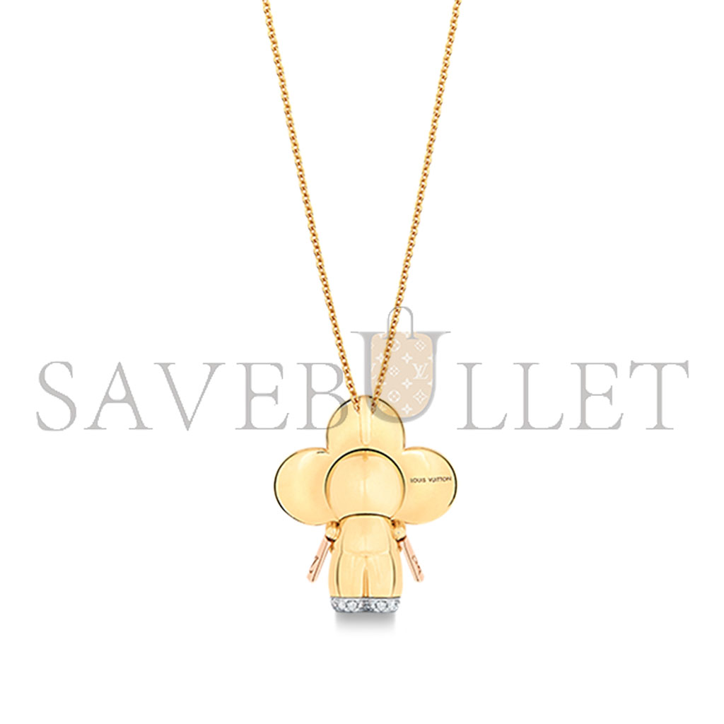 l**is v*t*n u1u1enne 18k gold di*m*nd necklace q93801